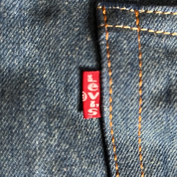 Levi’s X Disney Mickey Mouse Back Pocket Red Handled Tote Bag - Picture 7 of 15